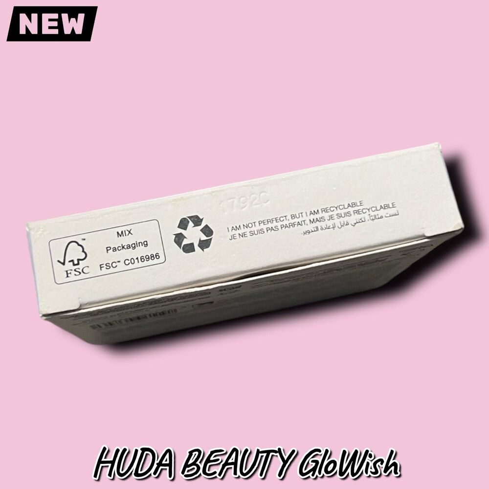 New NIB HUDA BEAUTY GloWish Luminous Pressed Powder – Shade 07 Tan Light - Picture 8 of 9